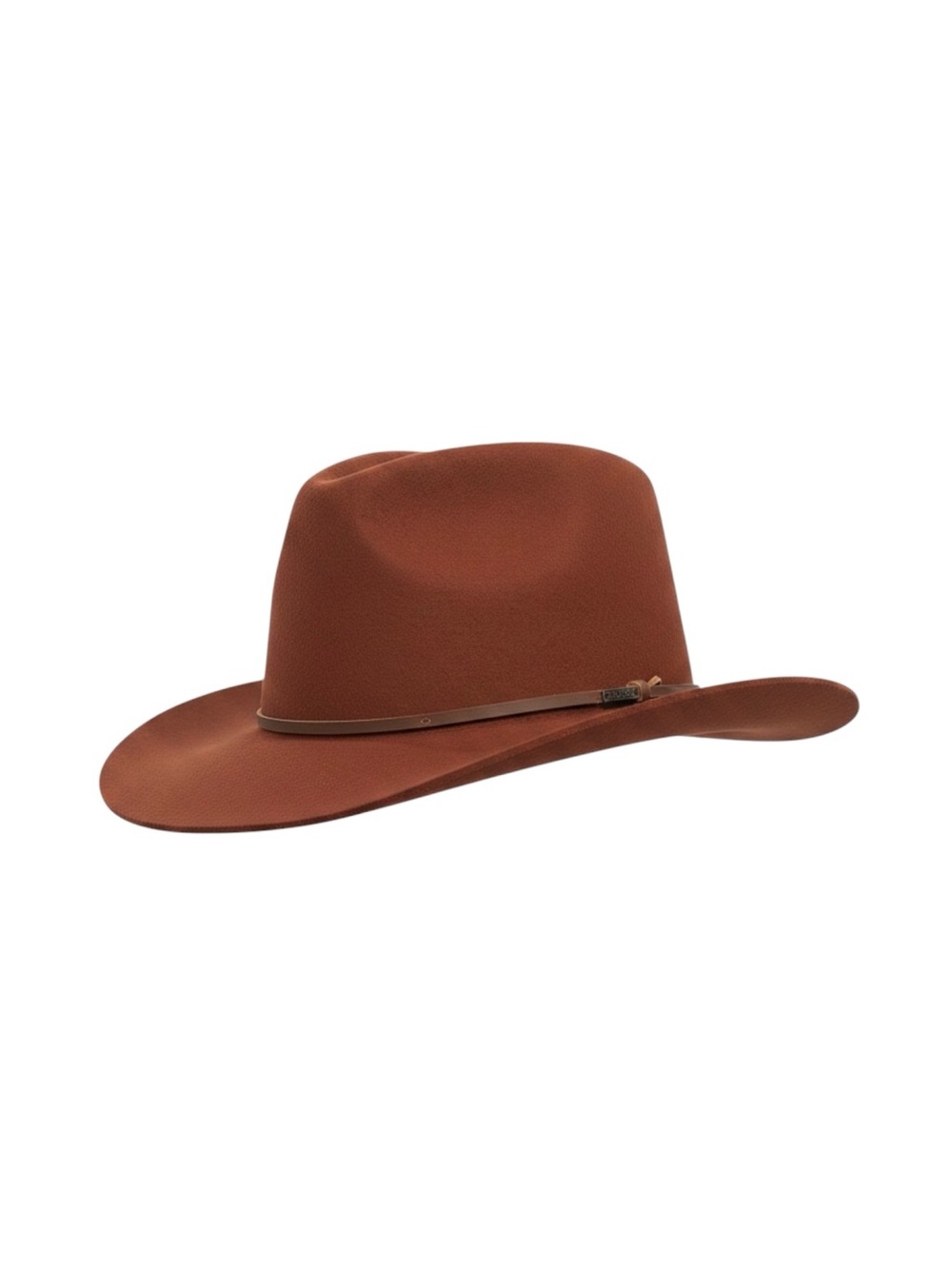 NEW Brixton Wesley Rust Packable Unisex Fedora Hat Medium 7 1/4 58cm